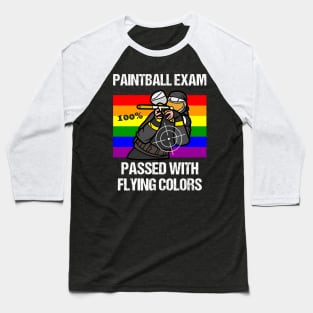 Funny Paintball Player Paint Balling Jokes Paintballer Sports Baseball T-Shirt